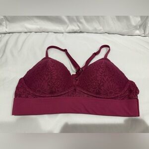 Victoria Secret PINK Lace Racerback Padded Bra